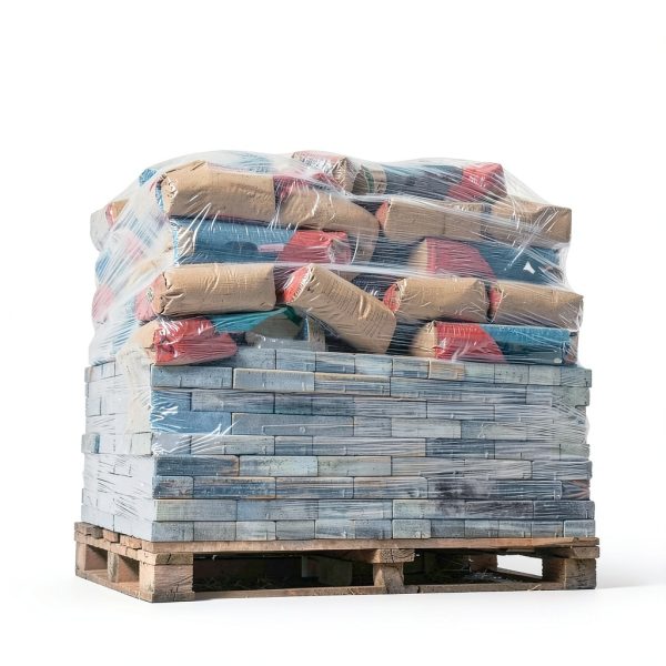 International Plastics Stretch Film 15x1200ft 80 Gauge Handles 4 Pack-4
