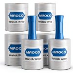 MROCO Stretch Film 5in x 1000ft Clear Roll Heavy Duty Packaging Wrap-0