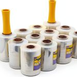 Stretch Wrap DIVISIONAL 5 in x 1000ft Plastic with Handles 12 Pack-0