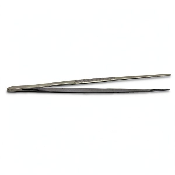 6 Inch Stainless Steel Forceps Eisco Labs – Tweezers Serrated Tips-3