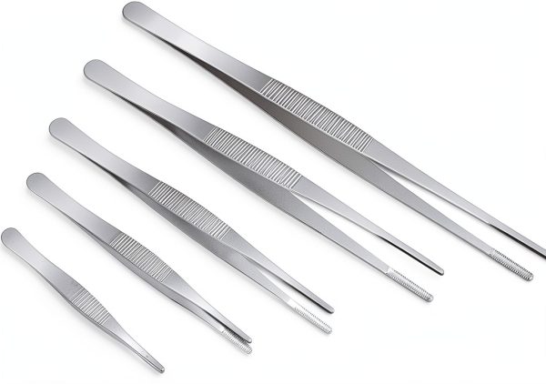Stainless Steel Gardening Tweezers Hysagtek 5 Piece Multipurpose Set-0