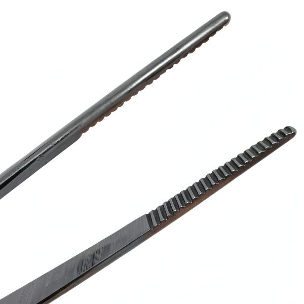 6 Inch Stainless Steel Forceps Eisco Labs – Tweezers Serrated Tips-1