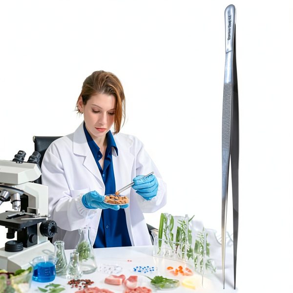 12 Inch Stainless Steel Lab Tweezers by A2ZSCILAB – Extra Long-2