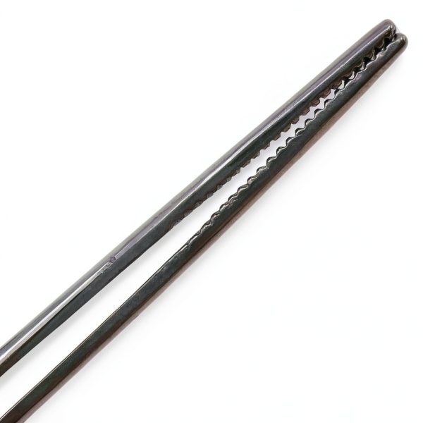6 Inch Stainless Steel Forceps Eisco Labs – Tweezers Serrated Tips-2