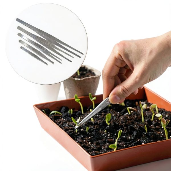 Stainless Steel Gardening Tweezers Hysagtek 5 Piece Multipurpose Set-5
