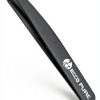 Precision Slant Tip Tweezers Stainless Steel for Lab Crafts by Little-0