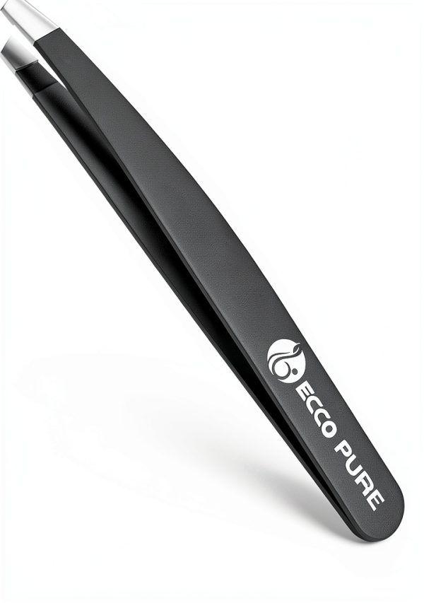 Precision Slant Tip Tweezers Stainless Steel for Lab Crafts by Little-0