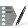Precision Slant Tip Tweezers Stainless Steel for Lab Crafts by Little-4