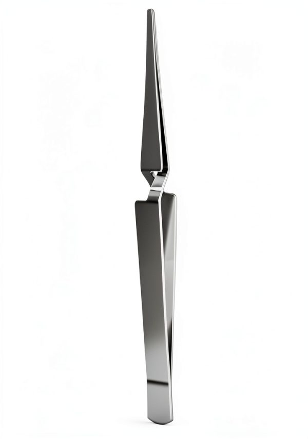 3 Pieces Reverse Tweezers Stainless Steel for Crafting Electronics-0