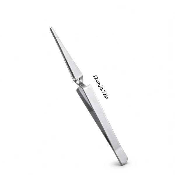 3 Pieces Reverse Tweezers Stainless Steel for Crafting Electronics-1