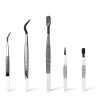 Entomology Forceps Set by MMOBIEL [5 Pcs] – Stainless Steel Precision Instruments with Rubber Tip Forceps Tweezers for Entomology, Insect/Bug/Butterfly Pinning, Dissecting, Taxidermy and Delicate Work-5