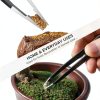 Precision Slant Tip Tweezers Stainless Steel for Lab Crafts by Little-6