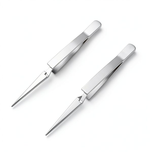 Minatee 3-Piece Reverse Action Tweezers for Jewelry & Lab Use,-6