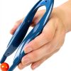 6Pcs Plastic Colorful Easy Grip Rainbow Tweezers for Kids Lab Tools-3