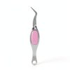 6 Pieces Craft Tweezers Crossing Lock Curved Tweezers Stainless Steel Soft Grip Precision Reverse Grip Fine Tip Tools for DIY Craft, Jewelry, Beading, Electronics, Laboratory Work-1